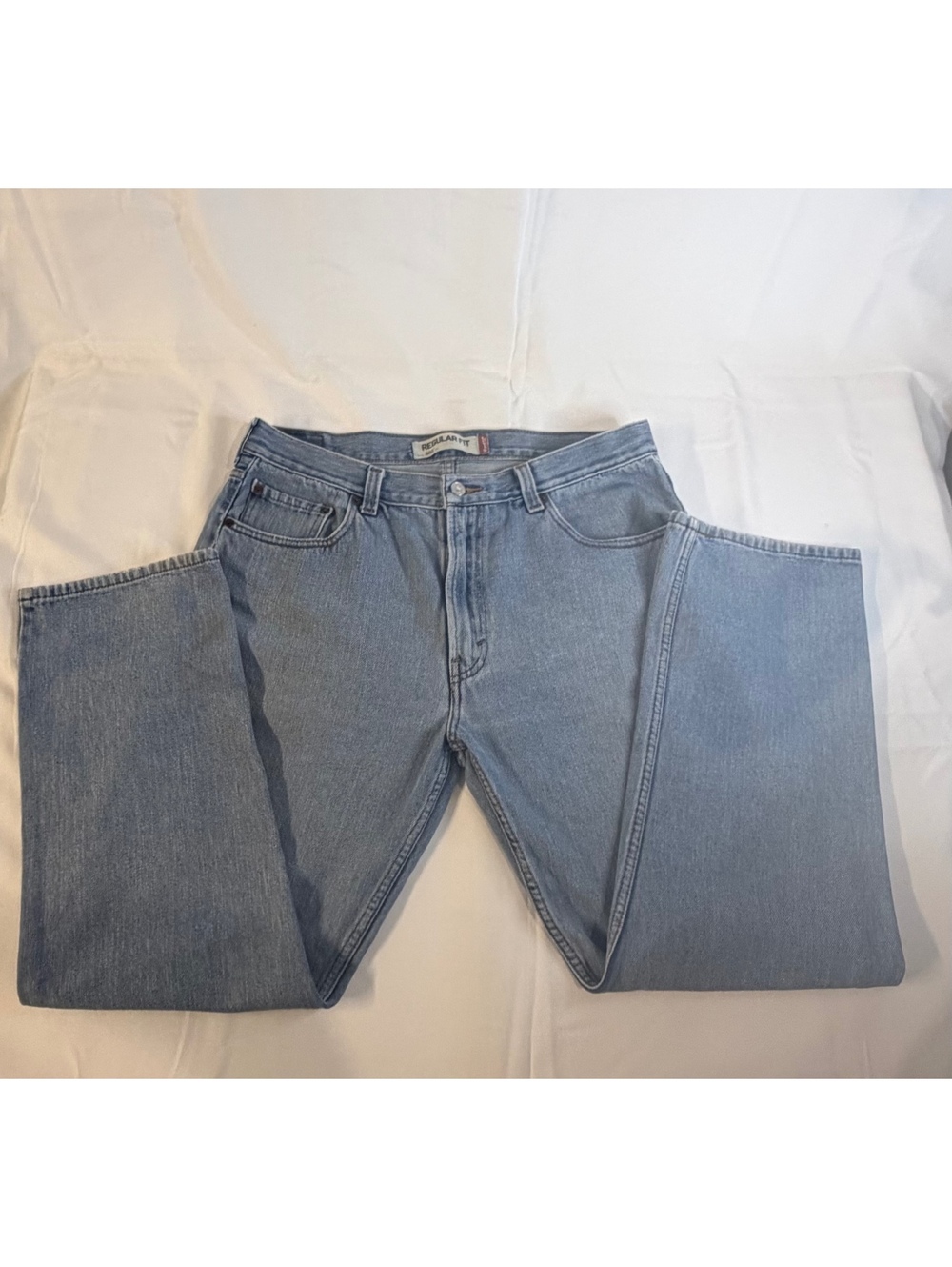 Vintage Levi's 501 Regular Fit Light Blue Denim Jeans